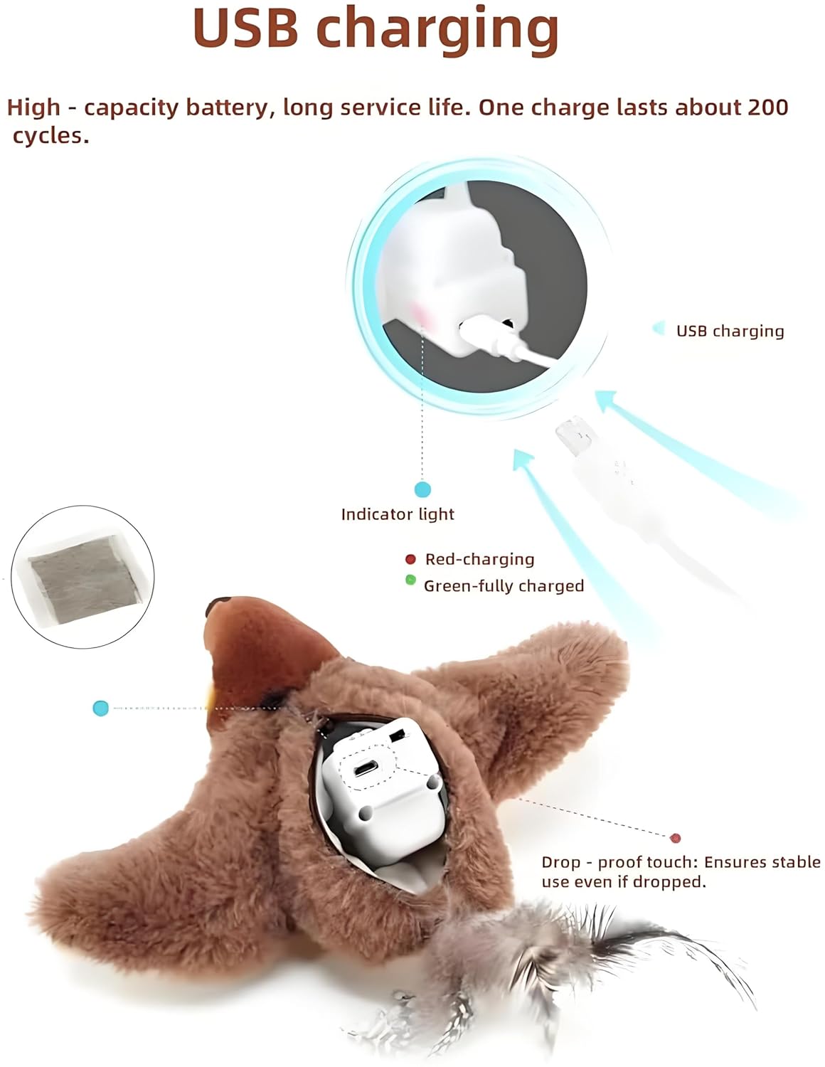 Interactive Flapping Bird Toy™